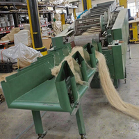 Machine à carder professionnelle en fibre de sisal n ° 2 Machine de combinaison de corde de sisal avec moteur