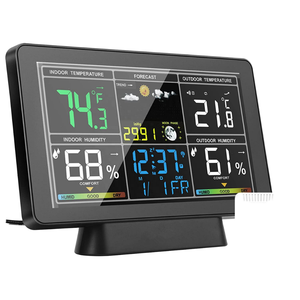 Meilleure station météo de table numérique pour la maison Baromètre automatique sans fil Hygromètre Personnalisation OEM Instruments de température - Product Image 1