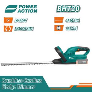 <span class=keywords><strong>Cortasetos</strong></span> Inalámbrico sin Escobillas de 20V al por Mayor, Tijeras Eléctricas para Setos de 20 Pulgadas con Afilador Automático para Paisajismo Comercial - Product Image 3