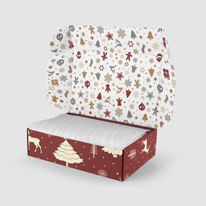 Scatola Regalo Personalizzata <span class=keywords><strong>di</strong></span> Lusso, Riciclabile e Pieghevole con Laminazione Opaca e Goffratura per Calzini e Scarpe, Design Logo Personalizzato, Imballaggio per Spedizione Aerea - Product Image 4
