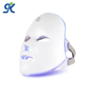 7 Led Light TERAPIA FACIAL Cuidado de la piel para el acné Fotón Inalámbrico Infrarrojo cercano Led Face at Home and Travel