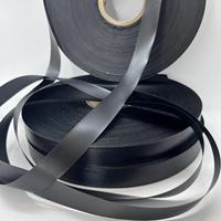 Vente en gros de chaleur 10mm-100mm 100% polyester satin étiquette d'entretien rouleau pour vêtements