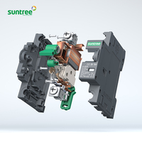 Dc solar mcb 4 phase 2 pôles dc 1000v 20a b c d courbe c32 c63 mini disjoncteur miniature