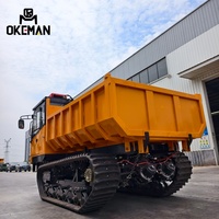 Dumper sur chenilles de 10 tonnes, Euro 5 Diesel 8x4, nouvelle vitesse de sortie stable, grande capacité pour chantier de construction, charge ultra lourde, fonctionnement sécurisé