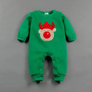 Vêtements pour bébés en gros, tenue de Noël à manches longues, combinaison mignonne pour bébé, hiver - Product Image 3