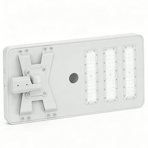 Lampadaire <span class=keywords><strong>solaire</strong></span> tout-en-un LB-65 pour autoroute, panneau 60W, batterie LiFePO4 100Ah, 6000LM, 150 LED, IP65, garantie 3 ans, contrôle radar - Product Image 3