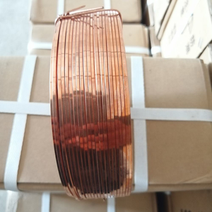 Copper Plated Flat Wire Coil 0.2mm-4mm Diameter Woven Steel Wire <b>Mesh</b> for Industrial Use - Product Image 2