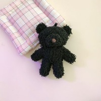 Porte-clés en peluche mini ours mignon à bas prix, pendentif ours en peluche de dessin animé, breloque à suspendre pour voiture ou sac, cadeau