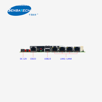 Computadora de placa única X86 integrada 4 Multi Lan D525 G3150 1u, dispositivo de servidor Pfsense, placa base de enrutador de firewall