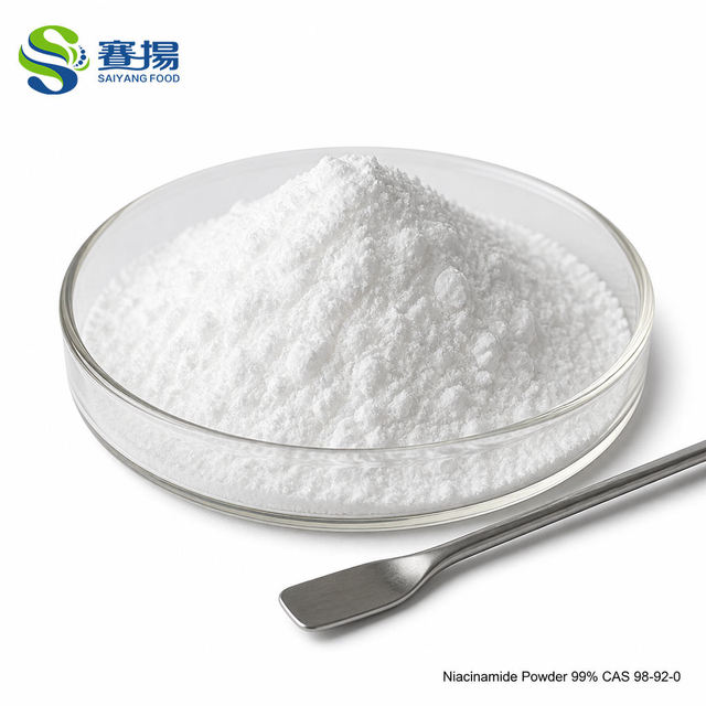 Cosmetic Grade 99% Nicotinic Acid Niacinamide Health Supplement  CAS 98-92-0 Vitamin B3 Nicotinic Acid Powder