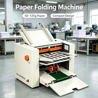 Équipement de pliage de papier robuste à 4 plaques de pliage, max. 200x620mm, pour brochures et affiches grand format