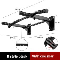 Barre de traction horizontale murale en acier vendue par le fabricant, équipement de fitness à double barre, barre de traction portable pour cadre de porte, pour la maison