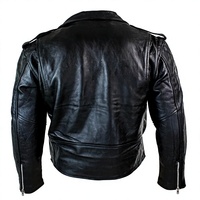 Blouson de moto en cuir véritable pour homme, respirant, écologique, avec fermeture éclair, col rabattable, coupe classique, automne