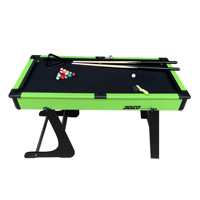 Mesa de Billar Plegable de MDF Premium Moderna de 50 Pulgadas al por Mayor, Mesa de Snooker para Juegos Deportivos de Interior, Mesa de Billar OEM con Palos de Billar