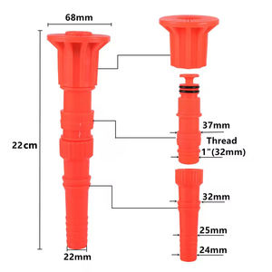 Arrosoir de brumisation agricole 25/32/37mm, buse d'arrosage pour tuyau d'eau, pour l'irrigation de plantes, de jardin, de serre - Product Image 2