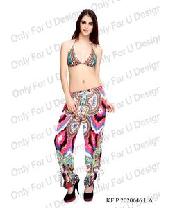 Pantalon imprimé à la mode pour femmes coupe ample confortable pantalon taille moyenne parfait pour la mode d'été et tenue décontractée de printemps décontracté - Product Image 6