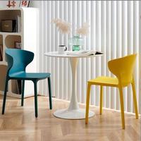 SMDI Mobilier de restaurant empilable au design moderne, mobilier de cuisine, mobilier de café, chaises en plastique pour salle à manger, chaise d'extérieur avec accoudoirs
