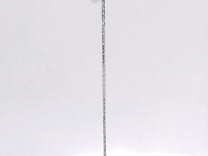 Flexible Square Rope White Pt950 Ultra Thin <b>Wristlet</b> with Smooth Braids Minimalist All Gender Daily Commute Gift Platinum Wrist - Product Image 1