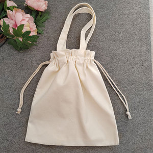 Manufacturers Wholesale Pull <b>Rope</b> Canvas <b>Bag</b> Custom Printing Logo Cloth Dust <b>Bags</b> Travel Cosmetic Drawstring Shopping <b>Bag</b> - Product Image 5