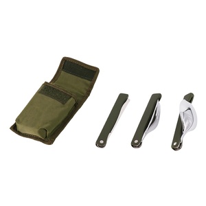 Échantillon gratuit 3 pièces - Ensemble de couverts pliants multifonctions de luxe pour pique-nique et camping - Product Image 3