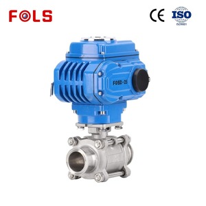 Venta al por mayor, suministro directo de fábrica: Válvula de bola de control de agua de 3 piezas DN65 12VDC con actuador de acero inoxidable 316 - Product Image 5