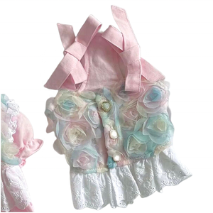Robe élégante et confortable pour chien, jupe de princesse pour chiot, idéale pour <span class=keywords><strong>les</strong></span> fêtes d'anniversaire, la photographie, <span class=keywords><strong>les</strong></span> vacances et <span class=keywords><strong>les</strong></span> <span class=keywords><strong>promenades</strong></span> en extérieur - Product Image 1