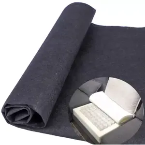 Jarum Tahan Api Melubangi Kain Nonwoven Polyester Felt untuk Kasur Bantal Sofa