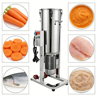 Robot culinaire commercial pour aliments pour animaux de compagnie, broyeur de viande congelée et de légumes, moteur en acier inoxydable 304 pour aliments pour chiens et chats