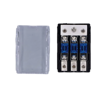 Bloc porte-fusibles ANL avec borne en cuivre et couvercle en plastique pour amplificateur audio de voiture, bateau marin 12V 24V |   Certifié CE