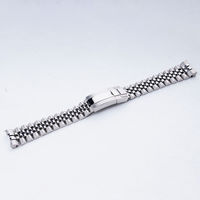 Bracelet Jubilé en acier 316L argenté de 20 mm pour Rolex Submariner 116610LN, bracelet de remplacement pour montre, bracelet Oyster avec fermoir