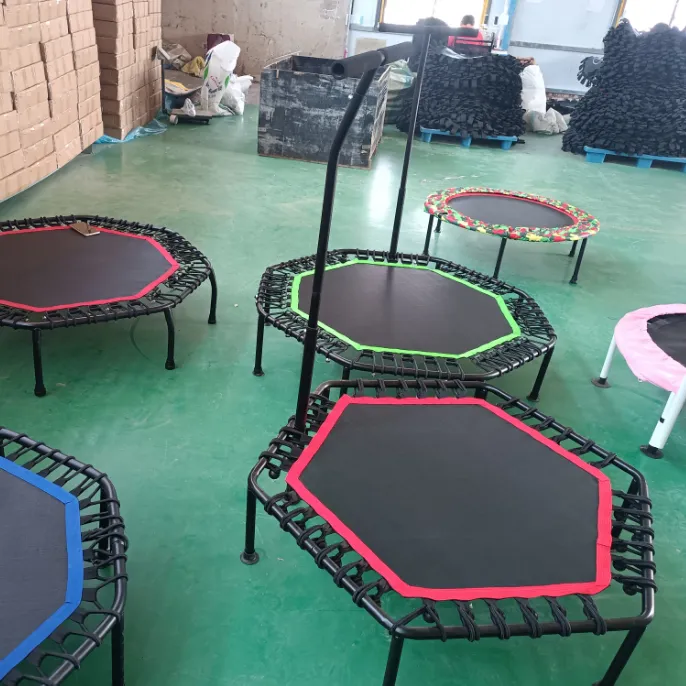 Trampolin dalam ruangan rumah peralatan Gym dewasa Bungee melompat olahraga luar ruangan taman trampolin kebugaran trampolin latihan