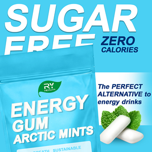 OEM ODM Sugar Free Chewing Gum Caffeine for Enhance Focus and Energy Xylitol <strong>Vitamins</strong> Supplement Nootropic Mints Gum - Product Image 3