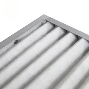 Filtres à air industriels MERV 7 8 plissés en treillis métallique pour four à courant alternatif G4 Eu4 avec cadre en aluminium personnalisé 20x20x1 16x25x1 16x20x1 - Product Image 4