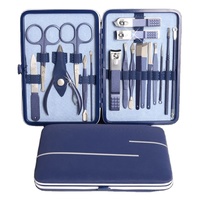 WELLFLYER MS-580 professionnel coupe-ongles Kit pédicure soins outils acier inoxydable hommes toilettage Kit voyage maison cadeau de noël