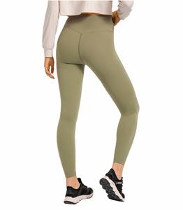 Pantalon de yoga pour femme, doux, taille haute, contrôle du ventre, dos en V, extensible dans 4 sens, collants de gymnastique, leggings d'athlétisme d'entraînement - Product Image 6