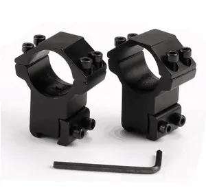 CNC-Bearbeitung 25,4mm Höhe Tactical Scope Rings Halterung für Taschenlampe und Zielfernrohr