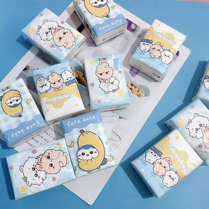 सुविधाजनक थोक कस्टमाइज्ड लोगो टिशू पेपर छोटे ट्रैवल पैक सॉफ्ट फेशियल 2प्लाई 3 प्लाई पॉकेट पेपर हैंडकरचीफ - Product Image 2