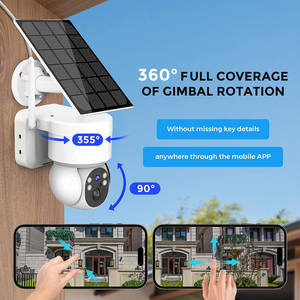 Cámara de Vigilancia CCTV con Sensor CMOS Full HD de 3MP, Seguimiento de Movimiento Humano por IA, Visión Nocturna, Audio Bidireccional, Resistente al Agua IP66, WiFi, Solar, Pan/Tilt, <span class=keywords><strong>Tarjeta</strong></span> de Memoria - Product Image 5