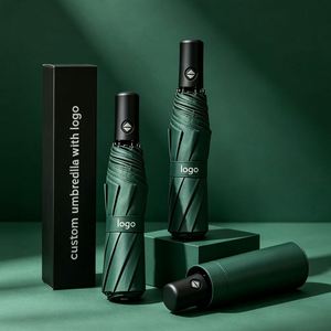 Promotion : Parapluies pliants automatiques personnalisés avec logo, imperméables, pour femmes et hommes, idéaux comme cadeaux souvenirs d'entreprise - Product Image 1