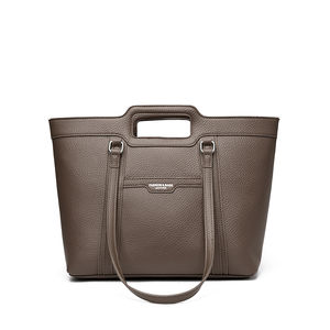 กระเป๋าโท้ทผู้หญิงวัสดุ PU ทนทานทันสมัย ปิดด้วยซิป ซับในโพลีเอสเตอร์ ออกแบบลวดลายเรขาคณิตเพื่อการใช้งานในชีวิตประจำวัน - Product Image 1