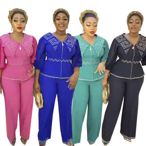 Ladies Moderrn 2 Pieces Outfits African Tire for Women - Product Image 6