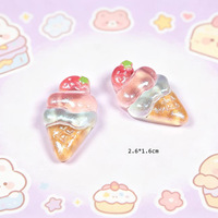 Nouvelles paillettes fines dégradées, motif fleur de bonbon, dessin animé, pour accessoires de pince à cheveux et pendentifs DIY en colle crème faits maison