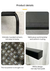 เตียงตั้งแคมป์ของสัตว์เลี้ยงเตียงตาข่ายระบายอากาศได้สำหรับสุนัขฤดูร้อนโครงเหล็กเตียงแบบแขวน - Product Image 5