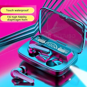 2024 nouveau Offre Spéciale M19 vrai sans fil TWS écouteurs LED batterie batterie batterie externe jeu main libre basse <span class=keywords><strong>pas</strong></span> <span class=keywords><strong>cher</strong></span> Original petits écouteurs écouteurs - Product Image 2