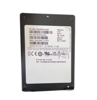قرص صلب PM9A3 U.2 PCIe 4.0 X4 بسعة 3.84 تيرابايت جديد تمامًا وأصلي طراز MZQL23T8HCLS-00A07 متوفر في المخزون