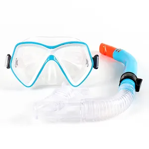 Kinderen Duiken Masker Ank Snorkel Buis Duikuitrusting Shockproof Anti-Fog Zwemmen Snorkelen Duikbril Set