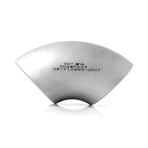 SUS304 316 thép không gỉ mông Hàn Phụ Kiện đường ống LR dài bán kính 90 khuỷu tay sch10 sch40 BW LR tuân thủ - Product Image 2