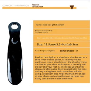 Chausse-pied de voyage en plastique à manche court et coudé, pour un enfouissement facile des chaussures, pour hommes et femmes, chaussures en cuir et bottes - Product Image 3