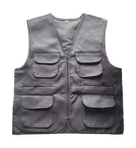 पॉकेट स्वयंसेवक विज्ञापन बनिट लोगो आउटडोर गतिविधियों विज्ञापन बनियान ओवरऑल - Product Image 4