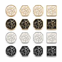 Bouton APEX 12 mm Dishdasha Kandura, logo de marque personnalisé, bouton-pression en alliage de zinc, fabrication OEM ODM, bouton-pression de luxe